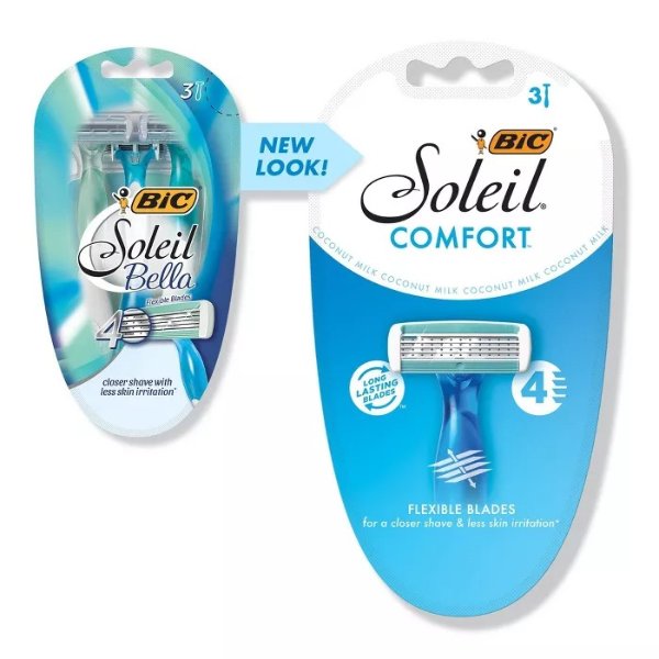 BIC Soleil Comfort 4-Blade Women's Disposable Razors