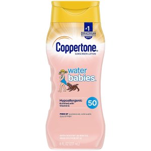 Coppertone WaterBabies SPF 50 Sunscreen Lotion for Kids & Babies