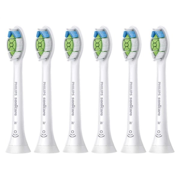 Sonicare DiamondClean with BrushSync, Replacement Toothbrush Heads, 6-count