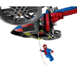 乐高超级英雄系列蜘蛛侠直升机救援76016