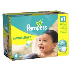 Pampers Swaddlers Diapers Size 4, 164 Count (One Month Supply)
