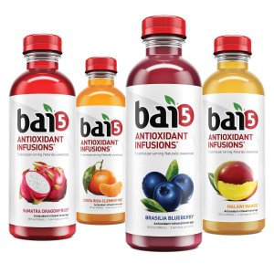 Bai5, 5 calorie Variety Pack, 100% Natural, Antioxidant Infused Beverage, 18-Ounce Bottles (Pack of 12)