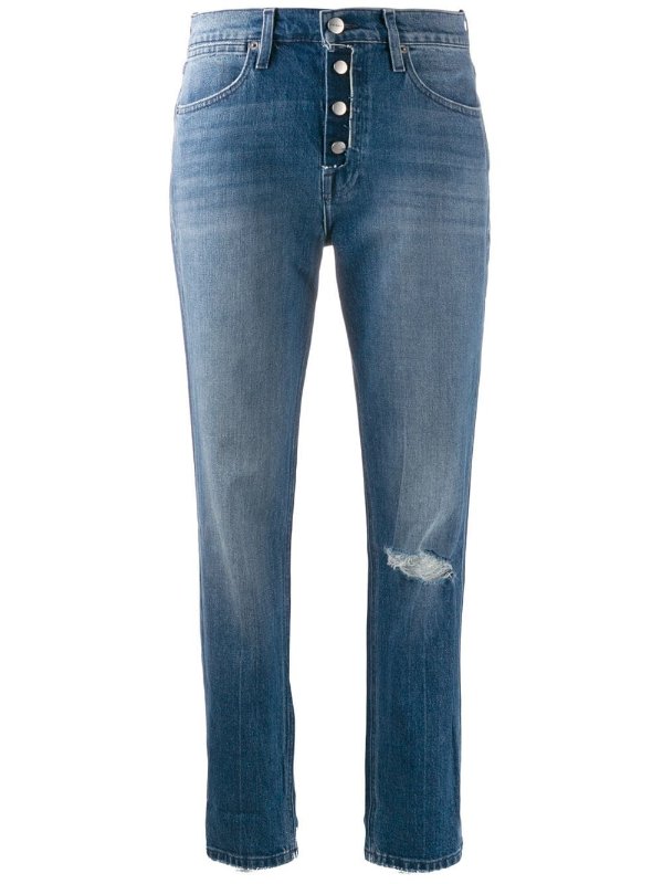 Le Pegged distressed jeans