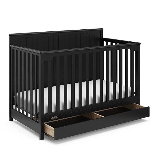 Graco Hadley 5-in-1 Convertible Crib with Drawer