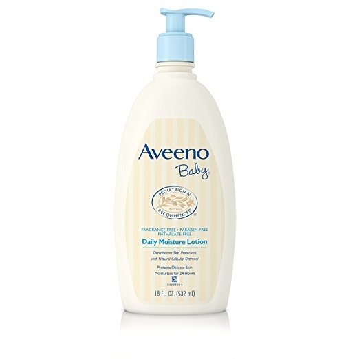 Baby Daily Moisture Lotion, For Delicate Skin, Fragrance Free, 18 Oz.