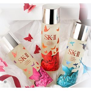 Rue La La 现有精选SK-II护肤品热卖，包括神仙水，大红瓶，美白淡斑精华等明星产品