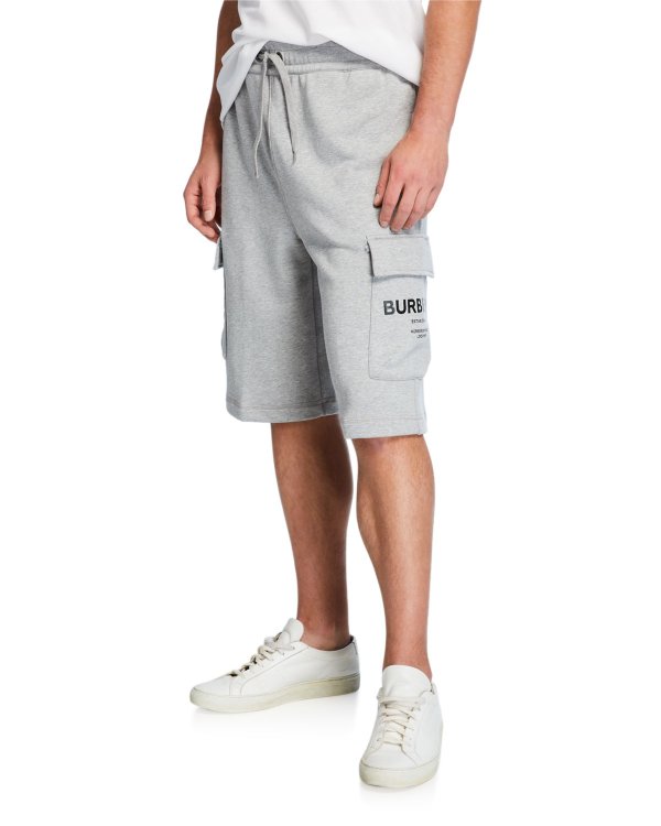 Men's Army Cargo Cotton Track Shorts