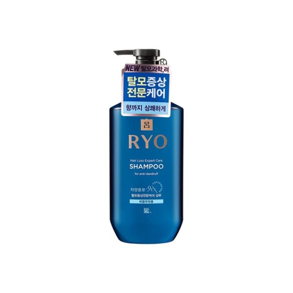 【新版】韩国RYO吕 蓝色滋养防脱生发洗发水 400ml 头屑脱发发质 | 亚米