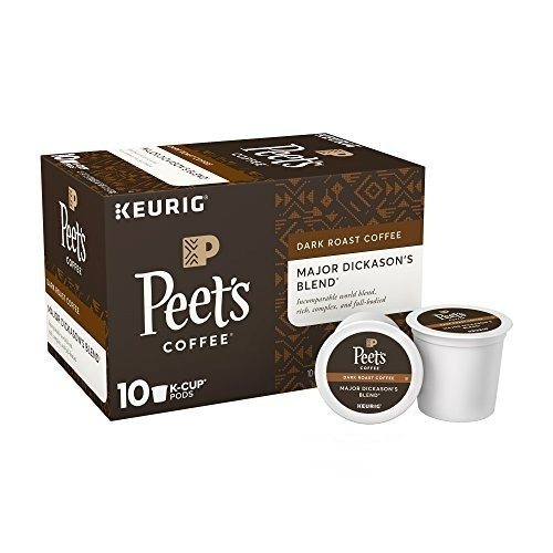 Major Dickason's Blend, Dark Roast, 60 Count Single Serve K-Cup Coffee Pods for Keurig Coffee Maker