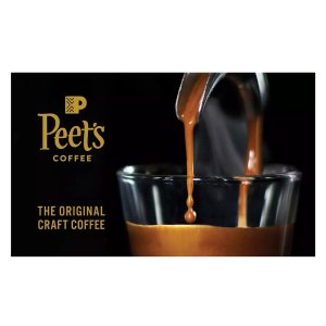 Peet's Coffee $10 电子礼卡