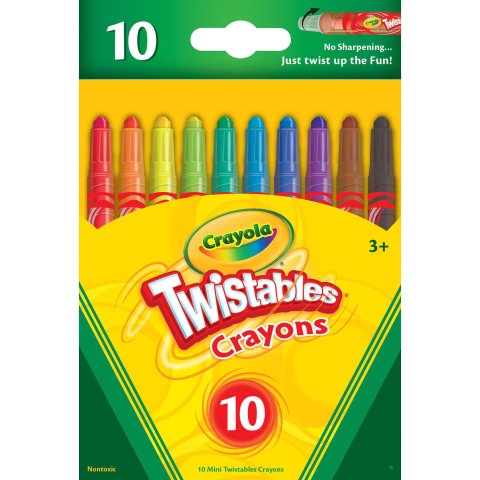 CrayolaMini-Twistables Crayons, 10 Count