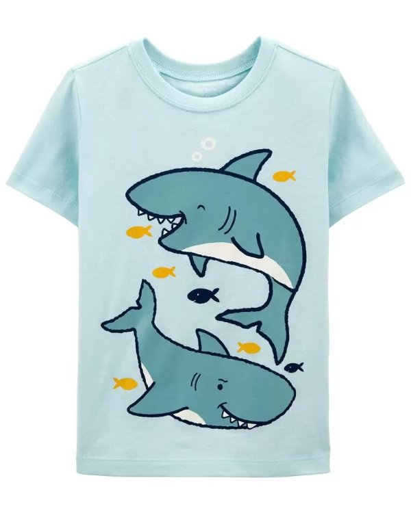 小童鲨鱼T恤