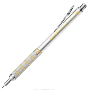 Pentel Graph Gear 1000 Automatic Drafting Pencil, 0.9mm, Yellow Accents, 1 Pencil (PG1019G)