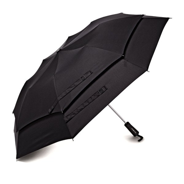 Samsonite Windguard Auto Open Umbrella Black @ eBay