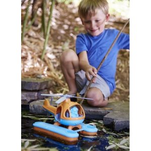 Green Toys Seacopter, Orange/Blue