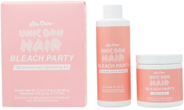 Lime Crime Unicorn Hair Bleach Party 20 Volume Hair Lightening Kit | Ulta Beauty