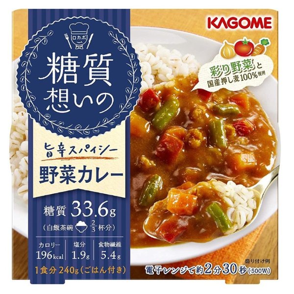JAPAN KAGOME Sugar Free Vegetable Curry 240g