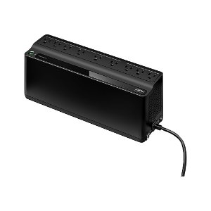 APC 600VA 7口 防浪涌保护插座带USB接口 UPS 不间断电源