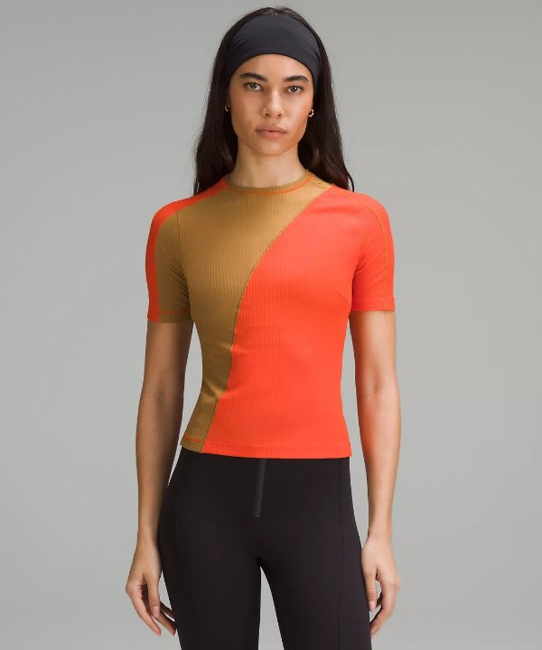 Asymmetrical Ribbed Cotton T-Shirt | Women's Short Sleeve Shirts & Tee's | lululemon