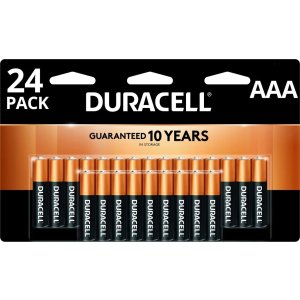 Duracell100%返点，等于免费铜头电池 AAA 24节