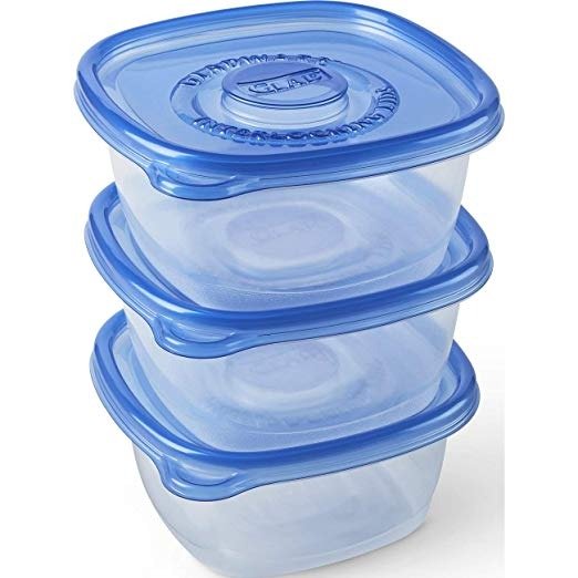 Food Storage Containers - Tall Entree Container - 42 Ounce - 3 Containers