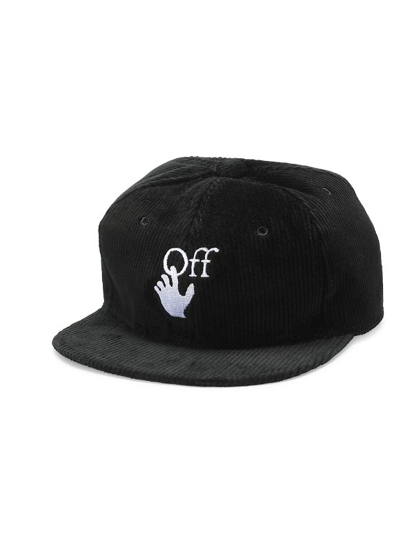 Off-Hand Embroidered Corduroy Baseball Cap