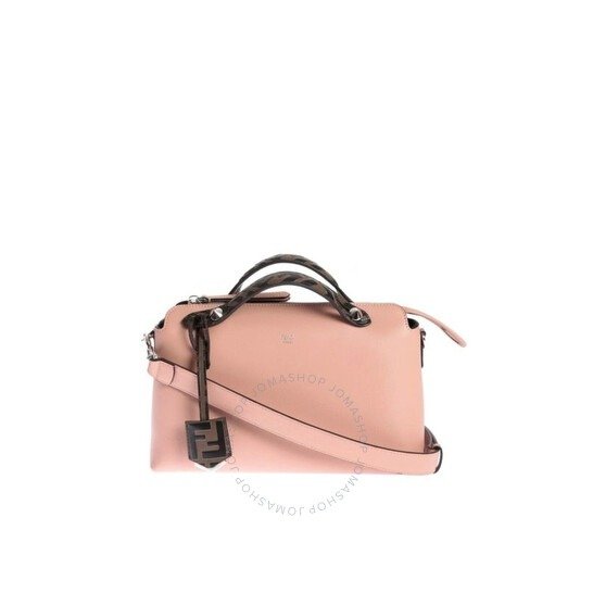 by The Way Pink Leather Boston Bag
