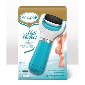 Amope Pedi Perfect Electric Foot File for Callus Removal and Foot Care With 3 Bonus Refills