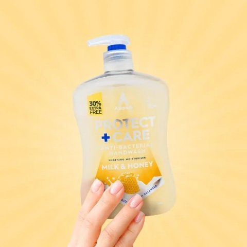 Protect + Care 蜂蜜牛奶抗菌洗手液 600 毫升