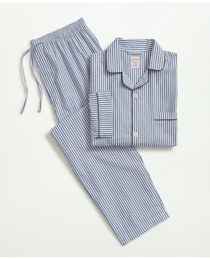 Cotton Broadcloth Bengal Stripe Pajamas