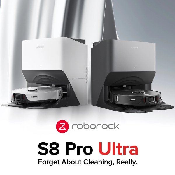 S8 Pro Ultra Robot Vacuum with RockDock® Ultra