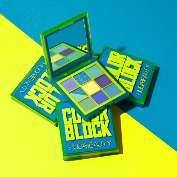 Color Block Obsessions Palette: Blue & Green | HUDA BEAUTY