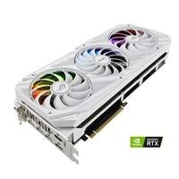ASUS NVIDIA GeForce RTX 3090 ROG Strix White Overclocked Triple-Fan 24GB GDDR6X PCIe 4.0 Graphics Card - Micro Center