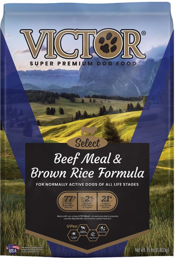 Select Beef Meal & Brown Rice Dry Dog Food, 15-lb bag - Chewy.com