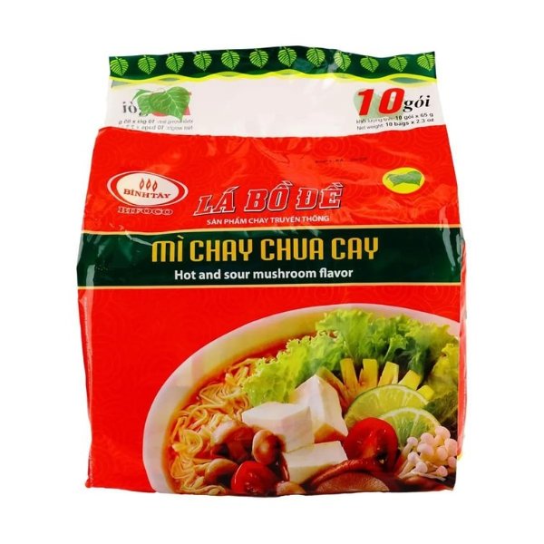 SIMPLY FOOD Binh Tay Spicy Vegetarian Flavor Instant Ramen 24.69 oz