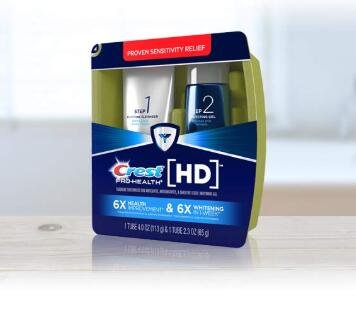 佳洁士Pro-Health HD美白牙膏2件套