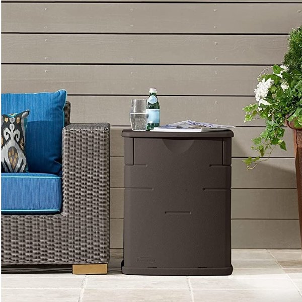 Mini Resin Weather Resistant Outdoor Garden Storage Deck Box
