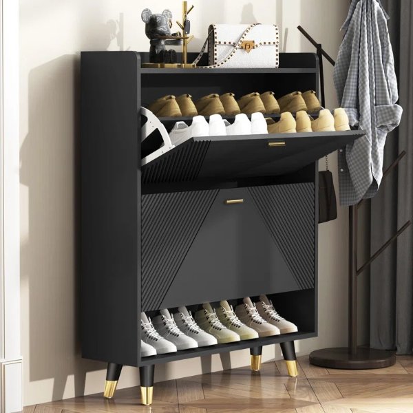 Enijah 20 Pair Shoe Storage Cabinet