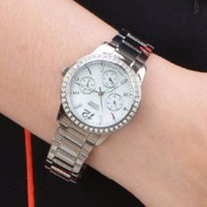 CITIZEN Mother of Pearl Dial Swarovski Crystals Ladies Watch No. ED8090-53D