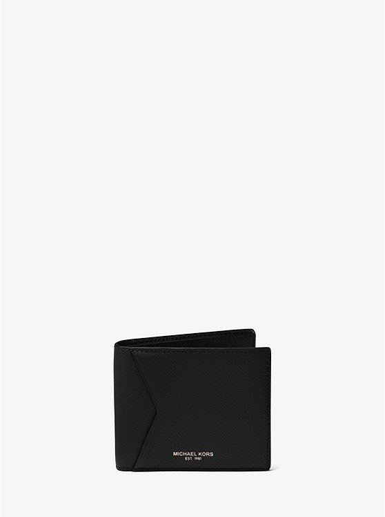 Bryant Pebbled Leather Billfold Wallet