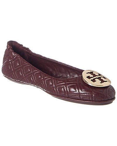 Minnie Travel Quilted Leather Ballet Flat