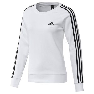 adidas Athletics Cotton Fleece 3 Stripes Sweatshirt @ Amazon.com