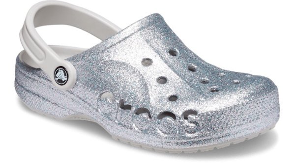 Men's and Women's Shoes - Baya Glitter Clogs, Slip On Glitter Shoes