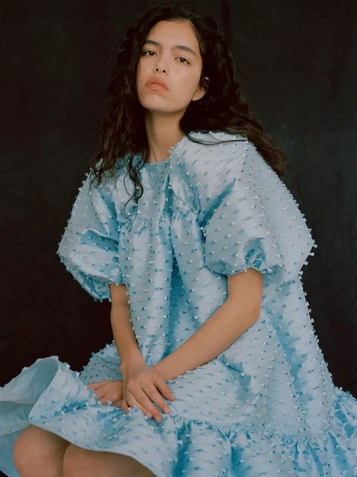 Cecilie Bahnsen Molly silk-blend fil-coupe dress | Cecilie Bahnsen | MATCHESFASHION.COM US