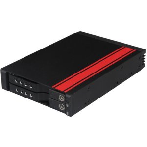 iStarUSA 3.5" to 2 x 2.5" SATA 6 Gbps HDD SSD Hot-swap Rack