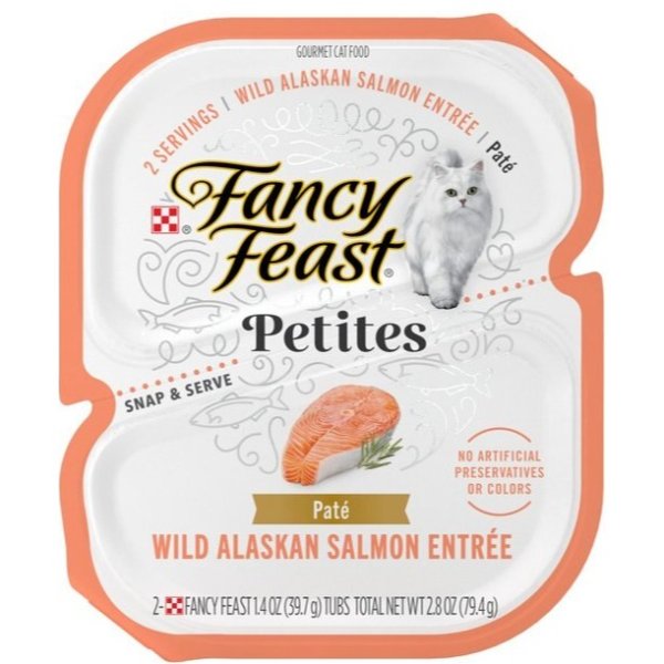 Petites Pate Wild Alaskan Salmon Entree Wet Cat Food
