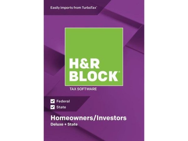 H&R Block 税务软件豪华版2018 + State Windows 下载版