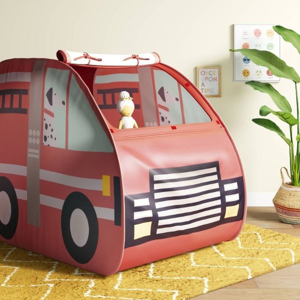 消防车造型儿童玩具屋