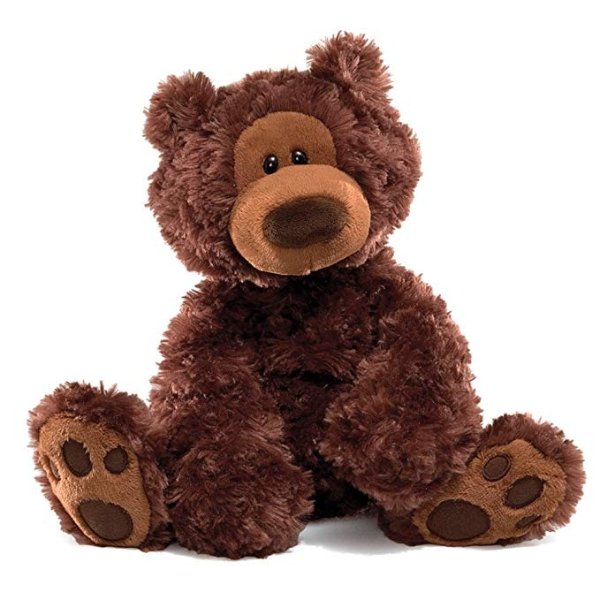Philbin Teddy Bear Stuffed Animal Plush, Chocolate Brown, 12"