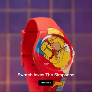 Swatch x  The Simpsons 情人节联名重拳出击💥